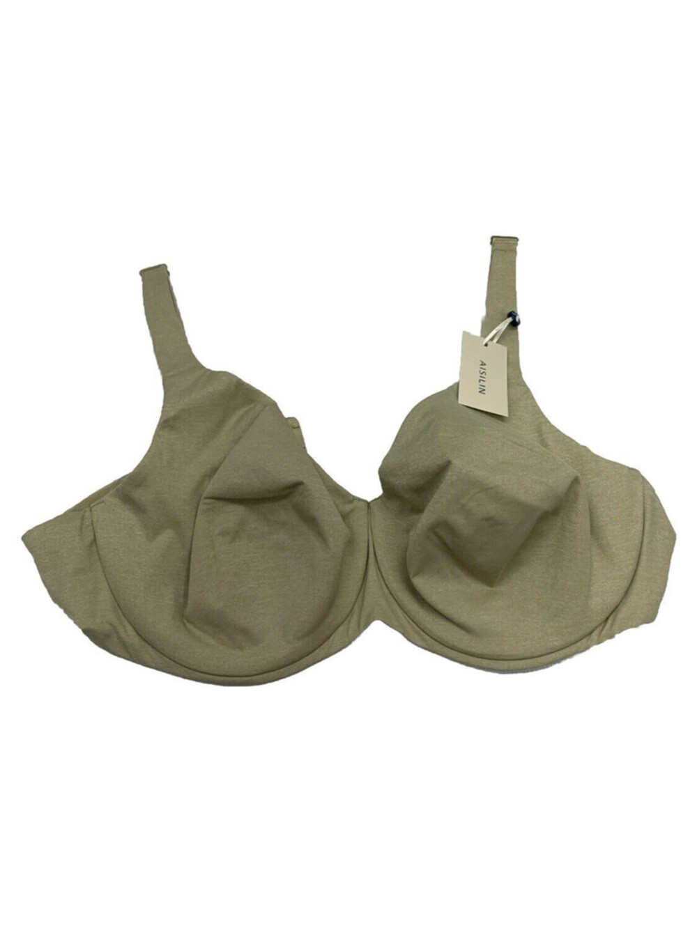 AISILIN Plus Size Bras Minimizer Underwire Seamless Unlined Cup Non-Padded 46D